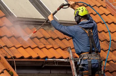 Démoussage et hydrofuge de toiture à Coinces